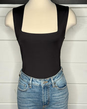Load image into Gallery viewer, Square neck stretch bodysuit