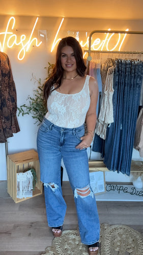Lacy bodysuit