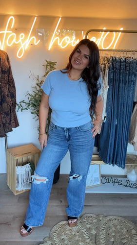 Mid Rise Dad jean by hidden jeans