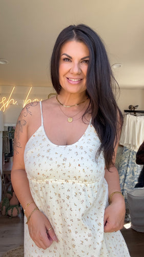 Floral long Easter dress