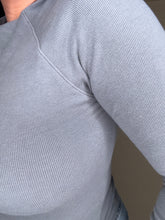 Load image into Gallery viewer, Ribbed mock neck long sleeve