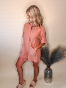 Cory Ribbed Romper