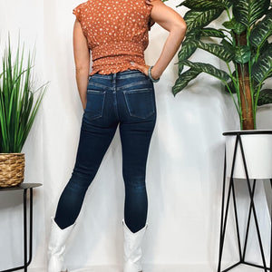 Amber Mid Rise Skinny Jeans