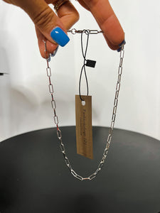 Small Paperclip Link Necklace
