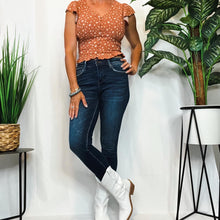 Load image into Gallery viewer, Amber Mid Rise Skinny Jeans
